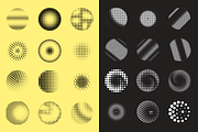 Radial Halftone Vectors, a Duotone Icon by Brickclay (Thumbnail 2 of 7)