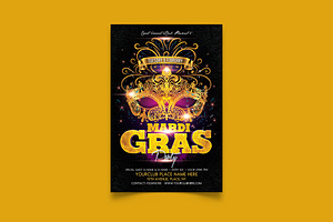 Mardi Gras, a Flyer Template by DesignWorkz
