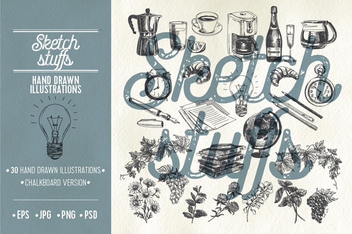 Hand drawn sketch stuff, an Education Illustration by Natalya Levish (Photo 1 of 2)