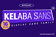 Kelaba Sans, a Font by Differentialtype (Thumbnail 1 of 12)