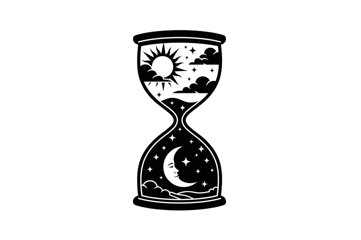 Celestial Sun Moon Hourglass Bundle, an Illustration by Gaye Art (Photo 6 of 31)