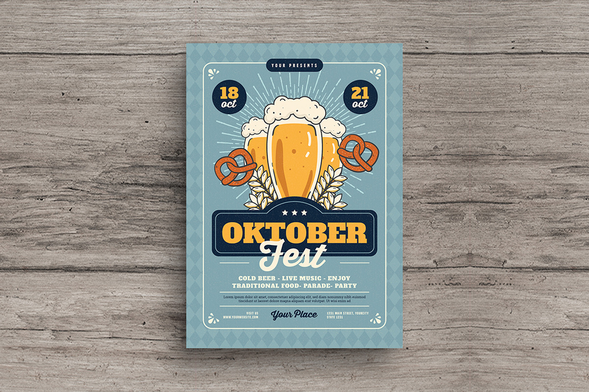 October Fest Flyer, a Flyer Template by Guuver (Photo 1 of 3)