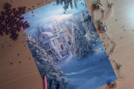 Christmas castle