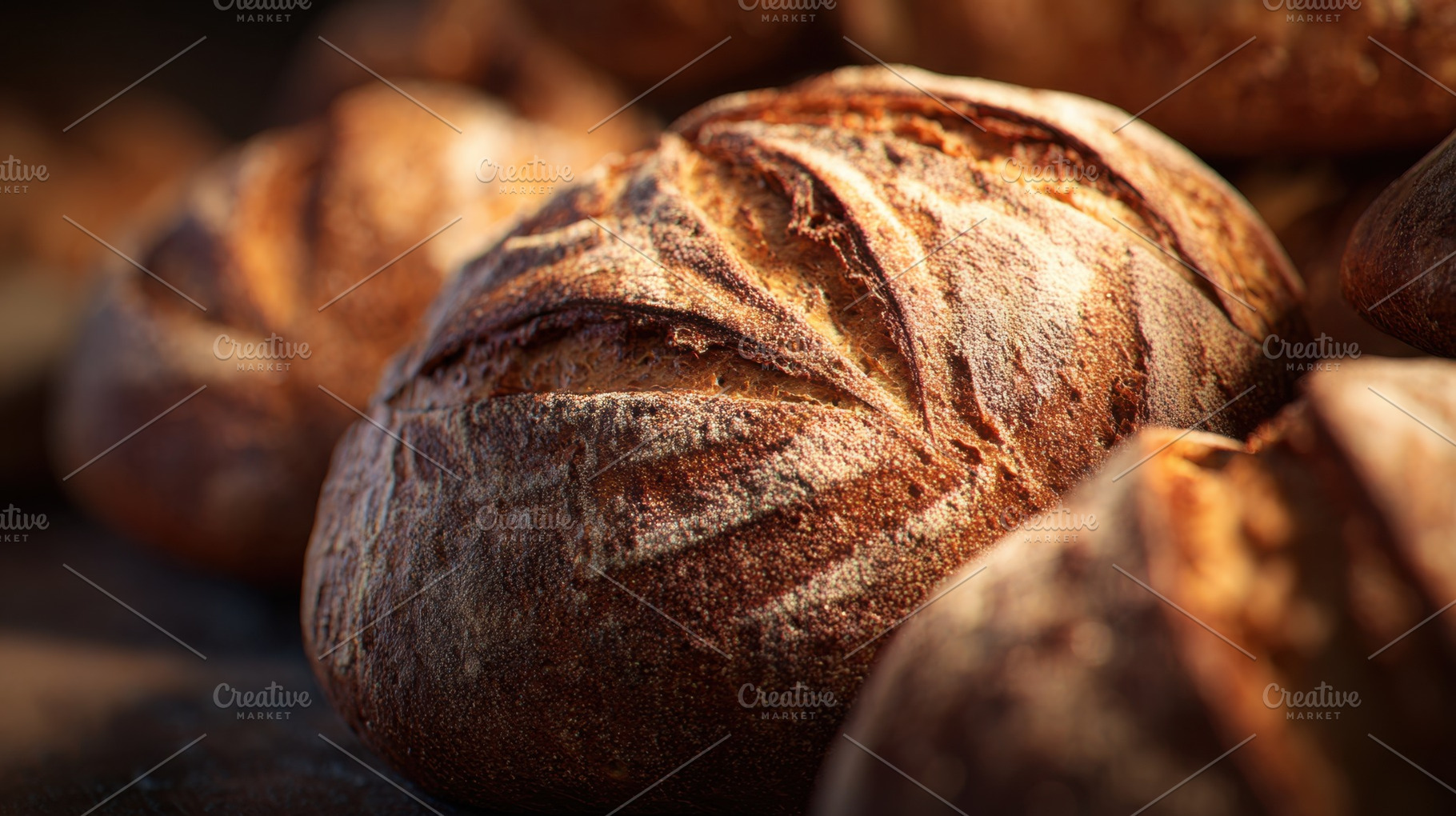 Warm bread sits on a wooden surface, a Photo by Beautiful things