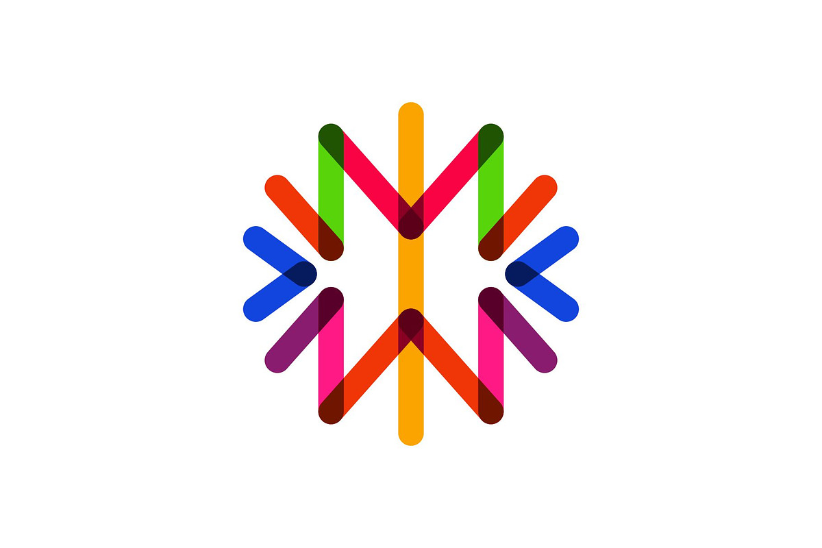 Abstract Letter MW Colorful Logo, a Branding & Logo Template by Buqancreative