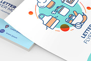 US Letter Size Flyer Mockup, an Advertising Mockup by Illusiongraphic (Thumbnail 17 of 25)