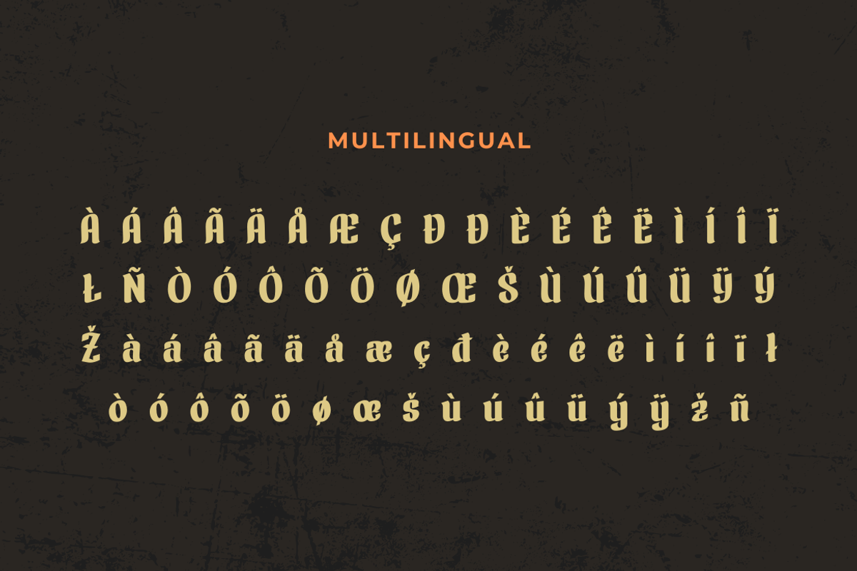Fanhen, a Blackletter Font by twinstd (Photo 12 of 13)