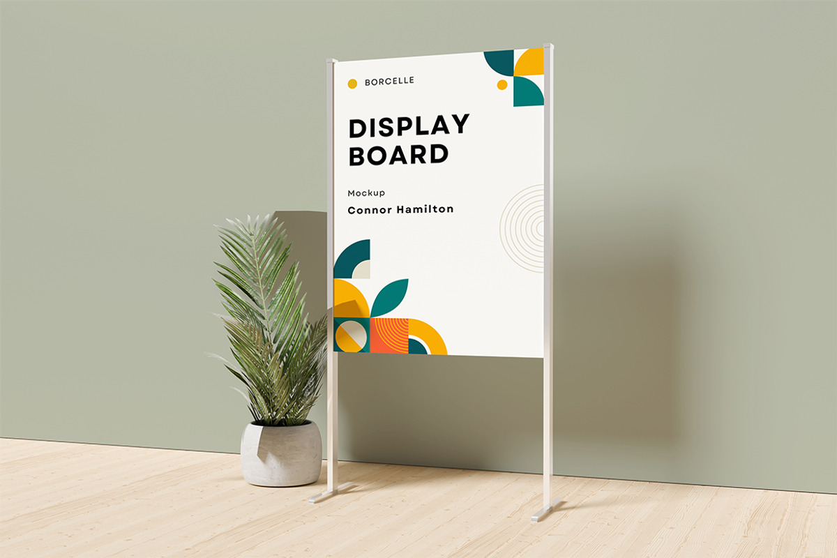 Display Board Mockup, an Advertising Mockup by swsi-studio (Photo 5 of 5)