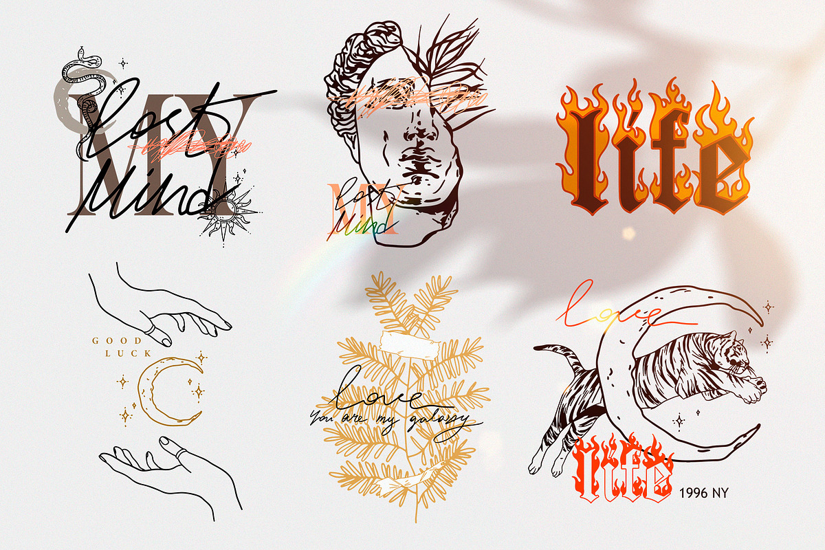 Line Art for T-shirt, an Illustration by NKTN (Photo 3 of 9)