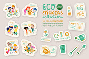 Eco Stickers to Care the Planet, an Education Illustration by Isa De Gregorio (Thumbnail 1 of 4)
