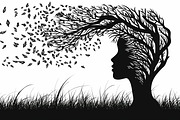 Tree Woman Laser Cut Bundle, a Graphic by BIPLOB EXPERT (Thumbnail 9 of 11)
