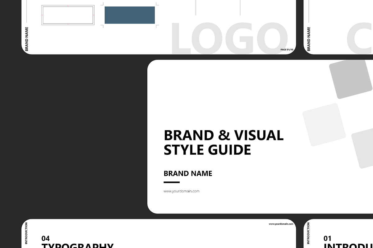 Brand Guideline Kit XD 40pages, a Brochure Template by CreativeRafat (Photo 1 of 3)