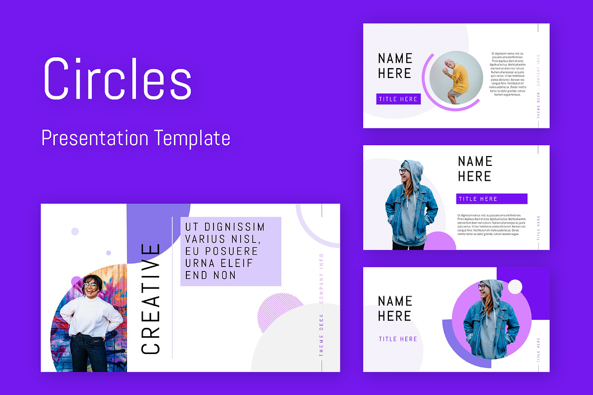 Circles - PowerPoint Template, a Presentation Template by chio.design - Khalay Chio (Photo 2 of 13)