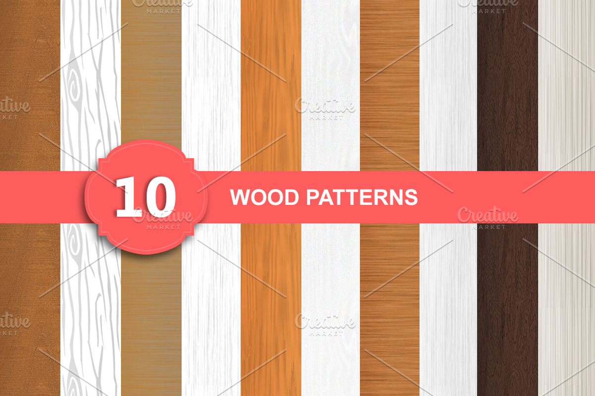 Wood Patterns, a Pattern Graphic by DeepDesign (Photo 1 of 2)