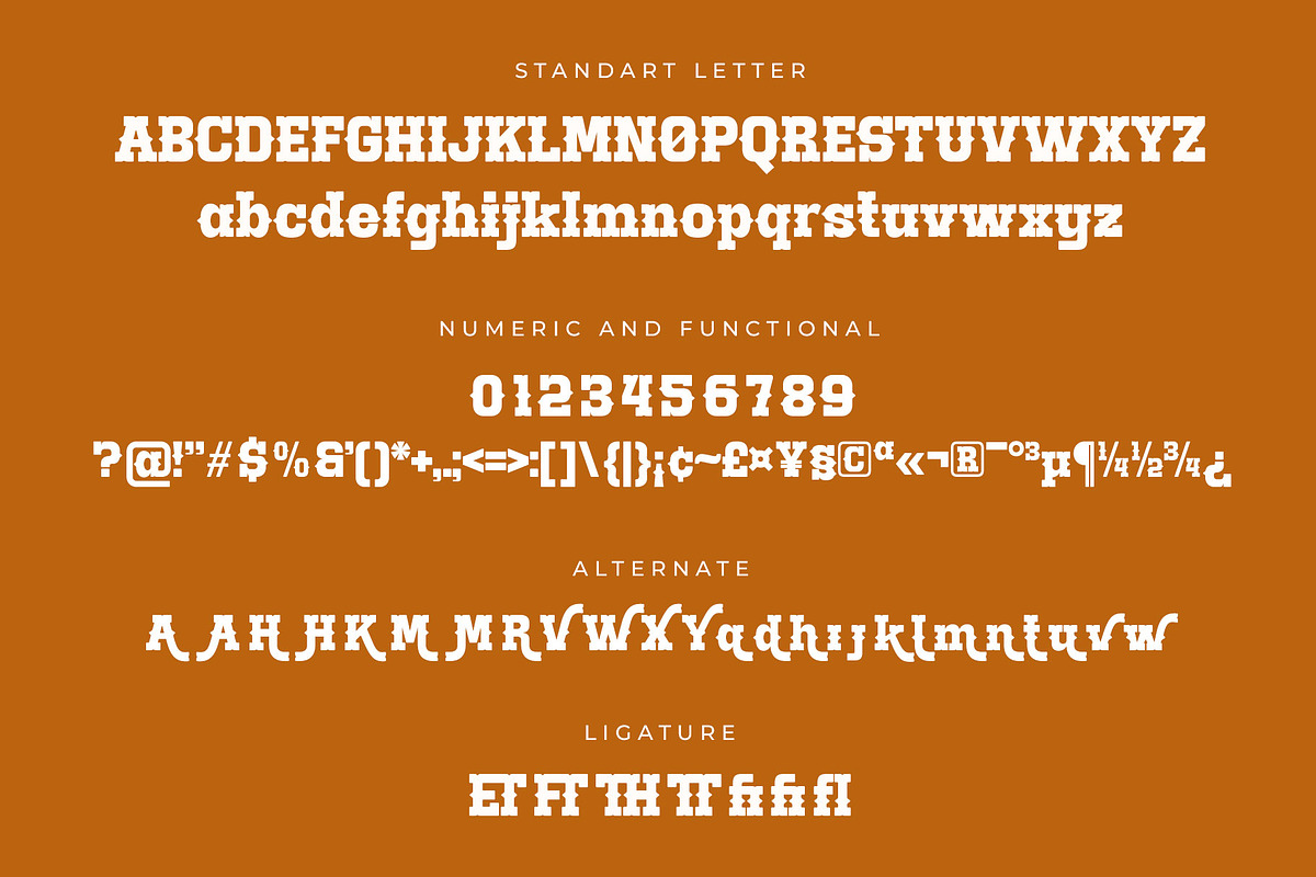 Burgeon Decorative Western font, a Serif Font by RantautypeStudio (Photo 14 of 15)