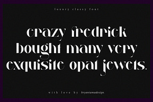 Millgary - Classy Font