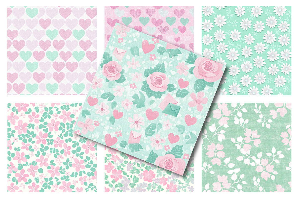 Mothers day digital papers - Mothers, an Illustration by SinaCreation (Photo 4 of 6)