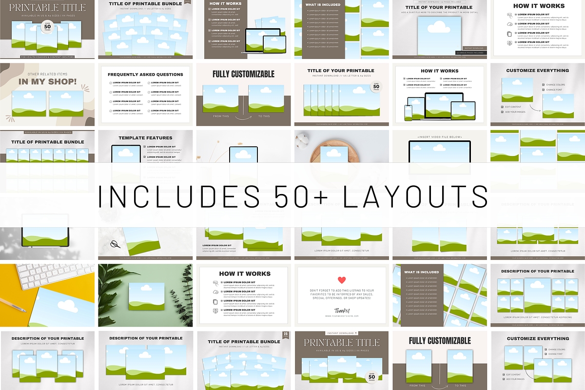 Etsy Listing Mockup | Canva Template, a Product Mockup by Designs by Darowan (Photo 9 of 12)