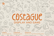 Costage; Eccentric Font Duo, a Font by Eko Bimantara (Thumbnail 1 of 14)