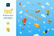 Isometric illustration PS action, an Action Add-On by Andrew Skoch Design (Thumbnail 1 of 6)
