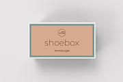 Shoe Box Mockup - 8 Views, a Packaging Mockup by Illusiongraphic (Thumbnail 4 of 17)
