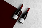 Wine Bottle Mockup With Environment, a Product Mockup by graphicook (Thumbnail 2 of 5)