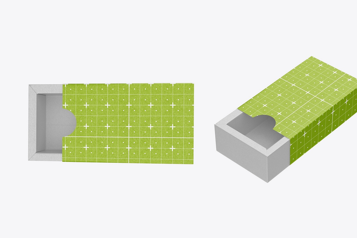 Sliding Box Mockup, a Product Mockup by OneVectorStock (Photo 2 of 3)