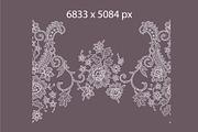 Lace patterns, ribbons, cliparts., a Pattern Graphic by Ajuga (Thumbnail 2 of 10)