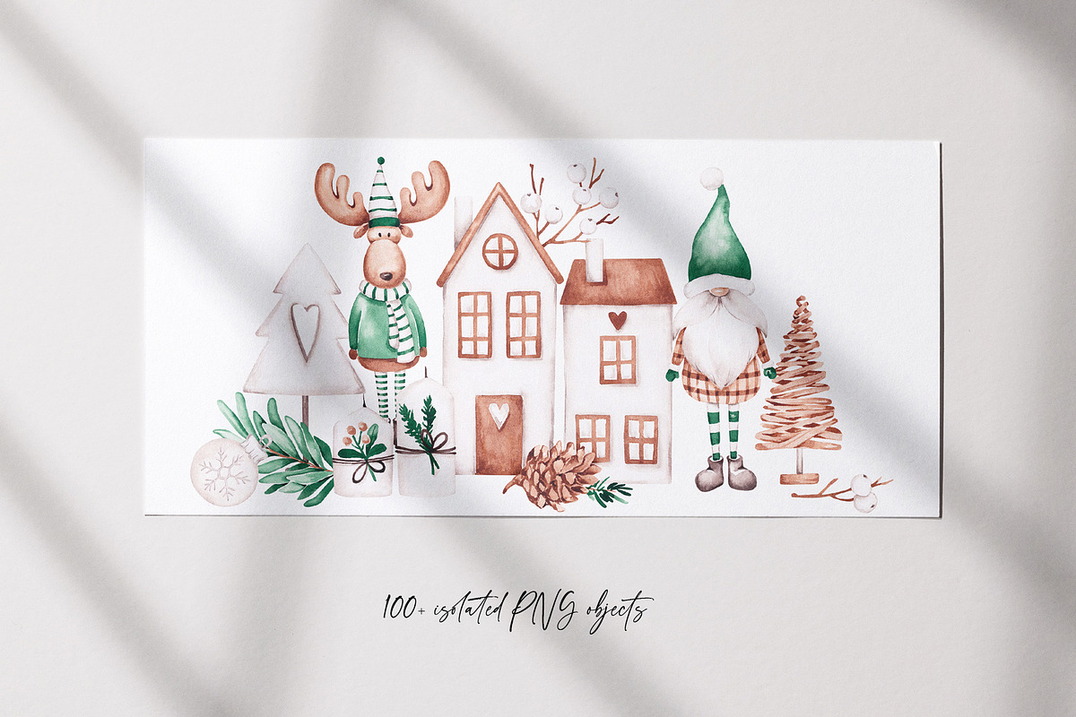 Noel Christmas Collection, a Seasonal Illustration by SirenaArt (Photo 2 of 20)