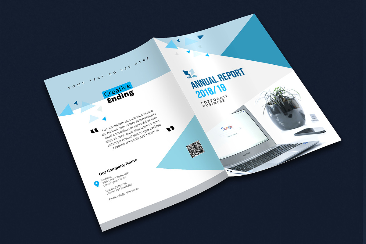 Annual Report Template, a Brochure Template by artico (Photo 11 of 11)