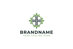 Medical Cross Nature Logo, a Branding & Logo Template by Pray Art Design Studio