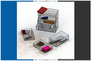 5 Drawer Makeup Organizer #01, a 3D by TPS Digital Assets (Thumbnail 10 of 10)