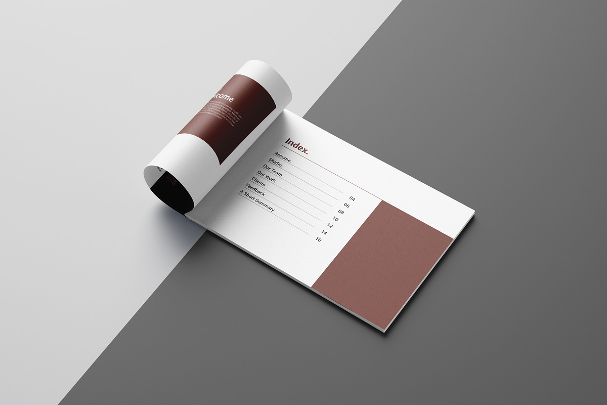 Design Portfolio Template, a Brochure Template by Template Shop (Photo 2 of 14)
