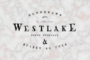 Westlake Hand Drawn Font, a Serif Font by Studio.lize (Thumbnail 1 of 4)