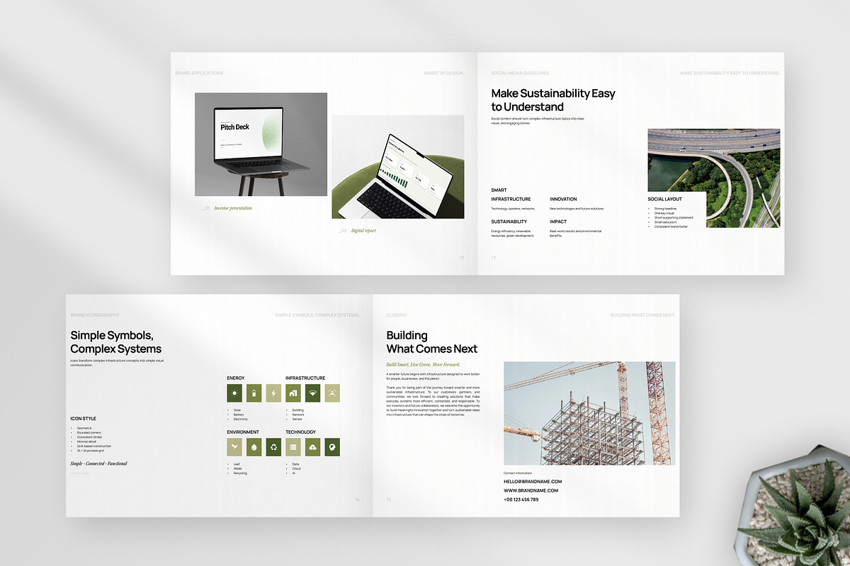 Smart Green Infrastructure Guideline, a Branding & Logo Template by trabaskriya (Photo 5 of 7)