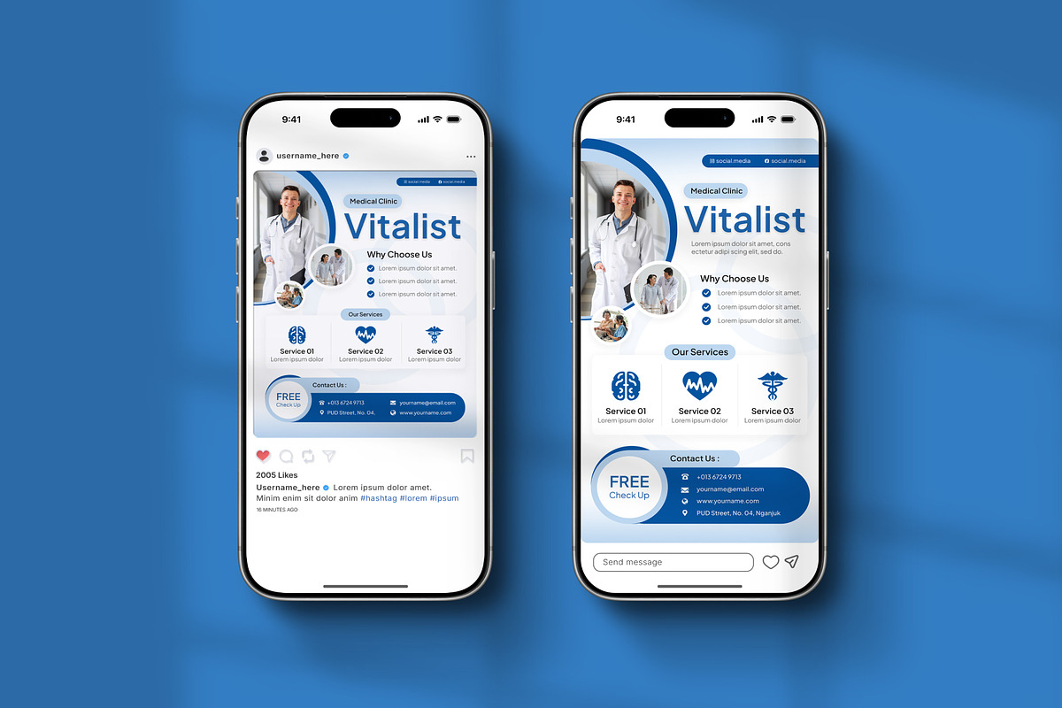 Medical Clinic Healthcare, a Flyer Template by Antstheme (Photo 3 of 3)