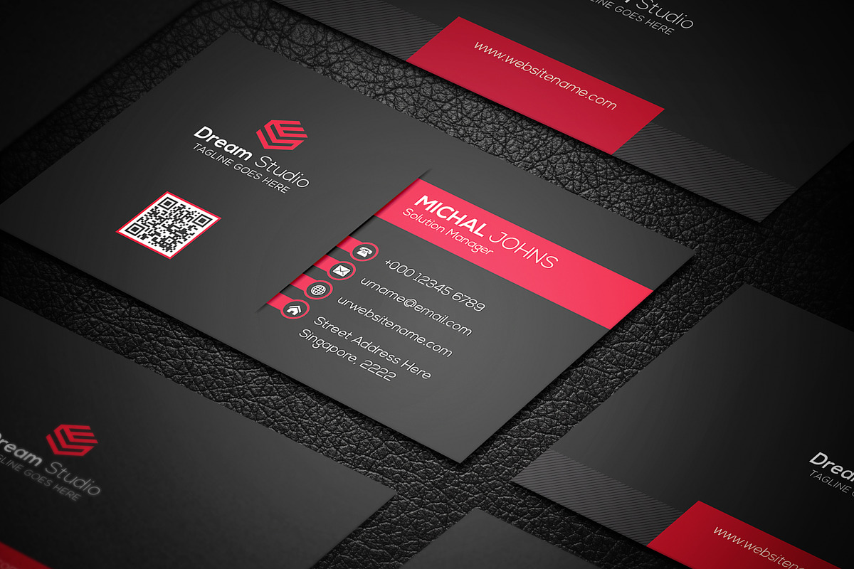 Creative Modern Business Card, a Business Card Template by DreamStudio-eg (Photo 1 of 7)