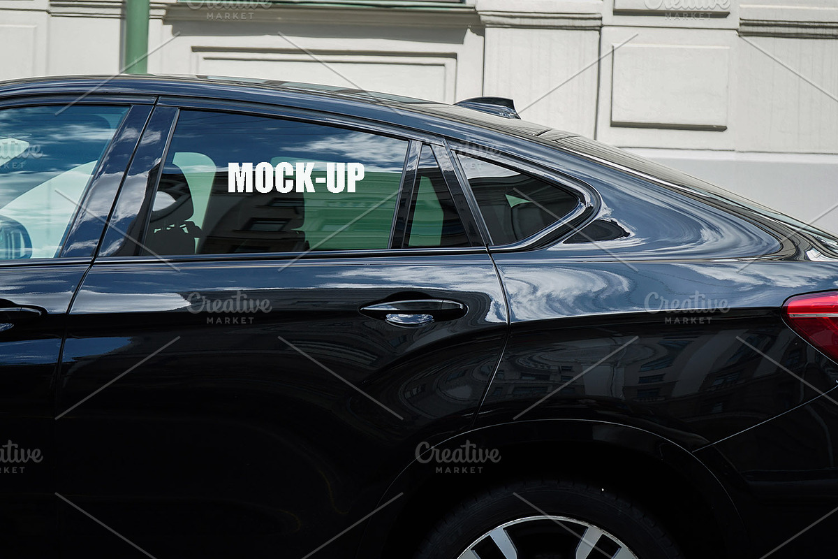 car window mock-up