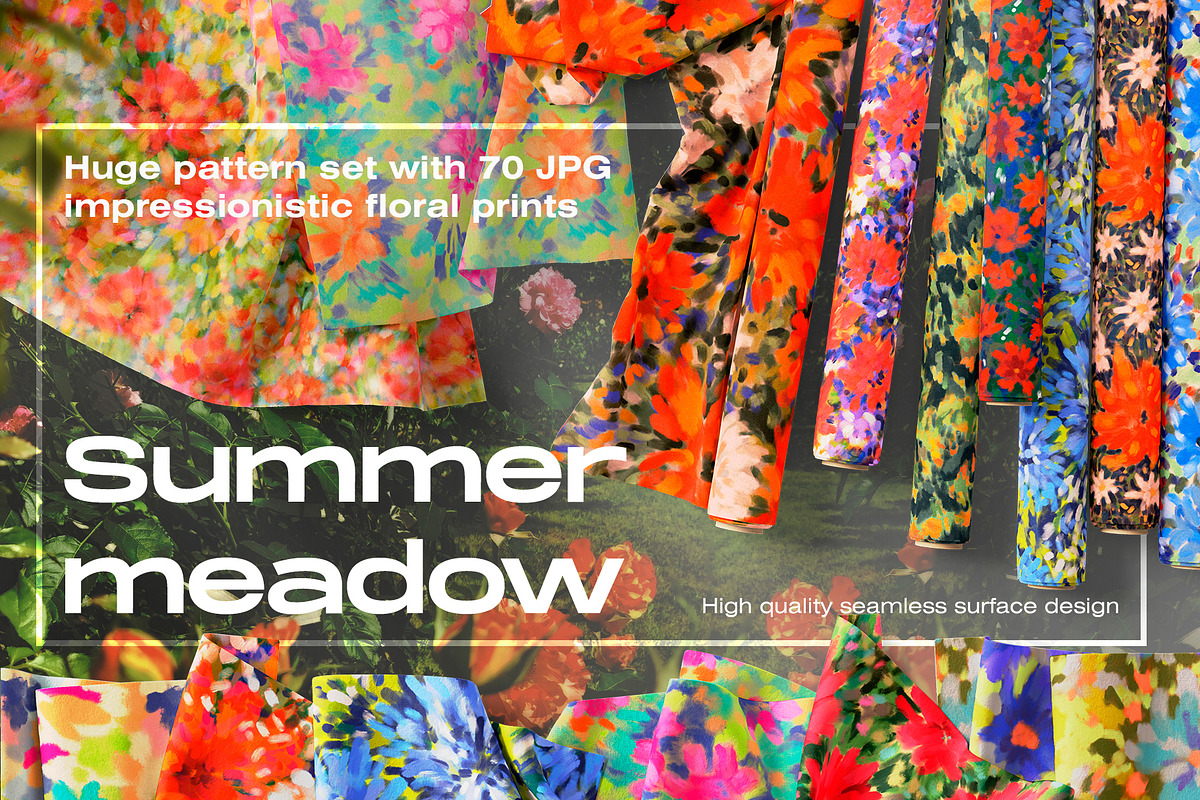 Summer meadow patterns, a Pattern Graphic by ANAKOTO (Photo 12 of 13)