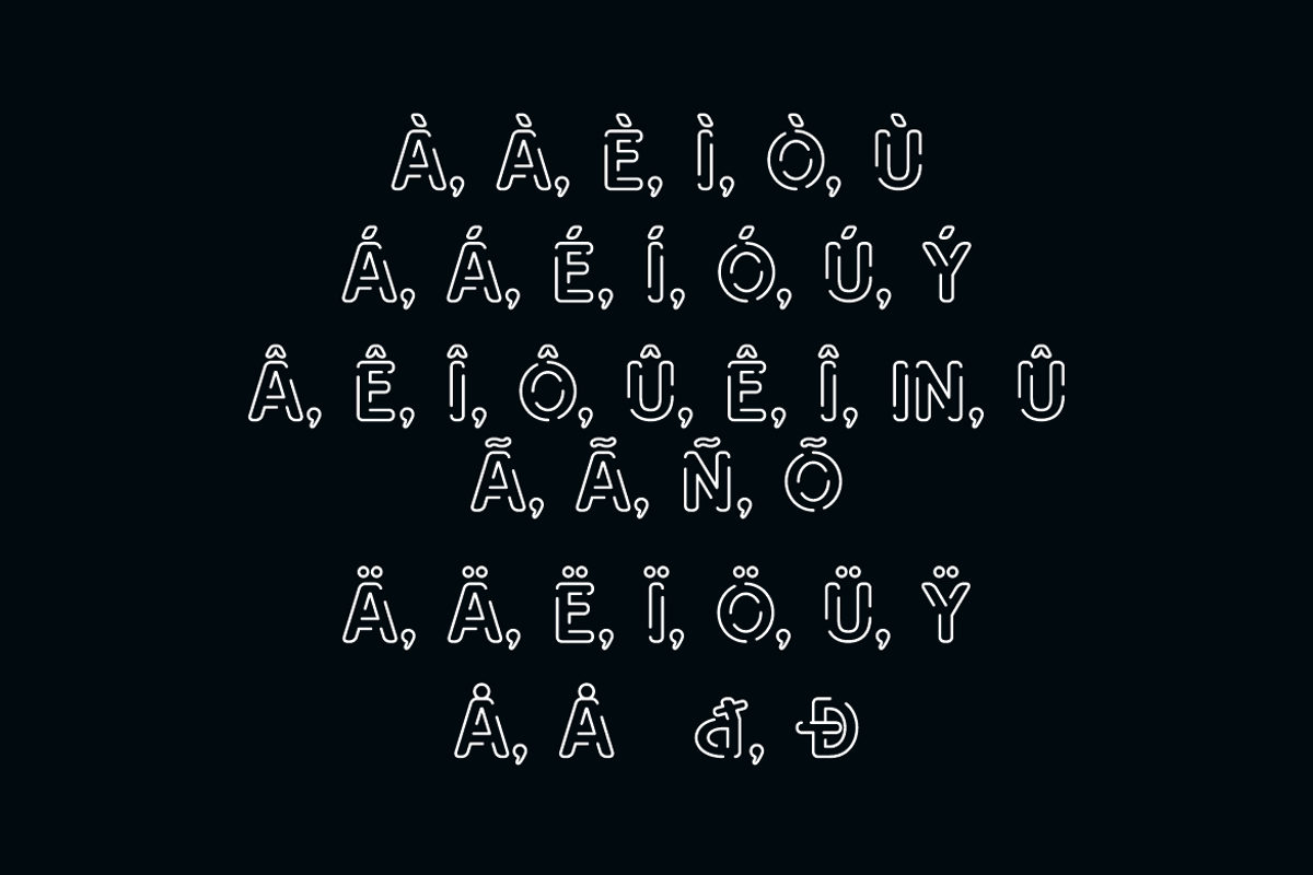 Neon Sepat - Light Party Font, a Sans Serif Font by QR Design Studio (Photo 7 of 10)