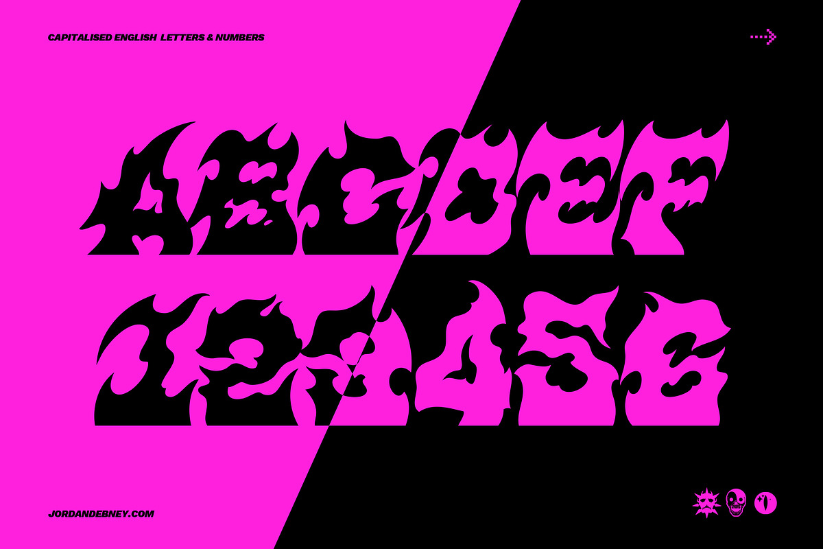 BRIMSTONE Font, a Font by Jordan Debney Art (Photo 4 of 4)