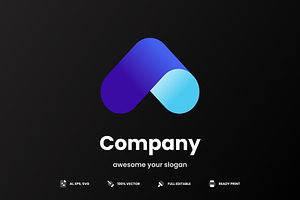 A Letter Logo