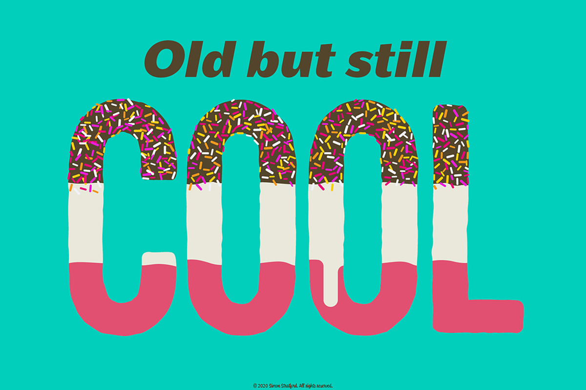 Display Font — Fab Ice Lolly type preview 3