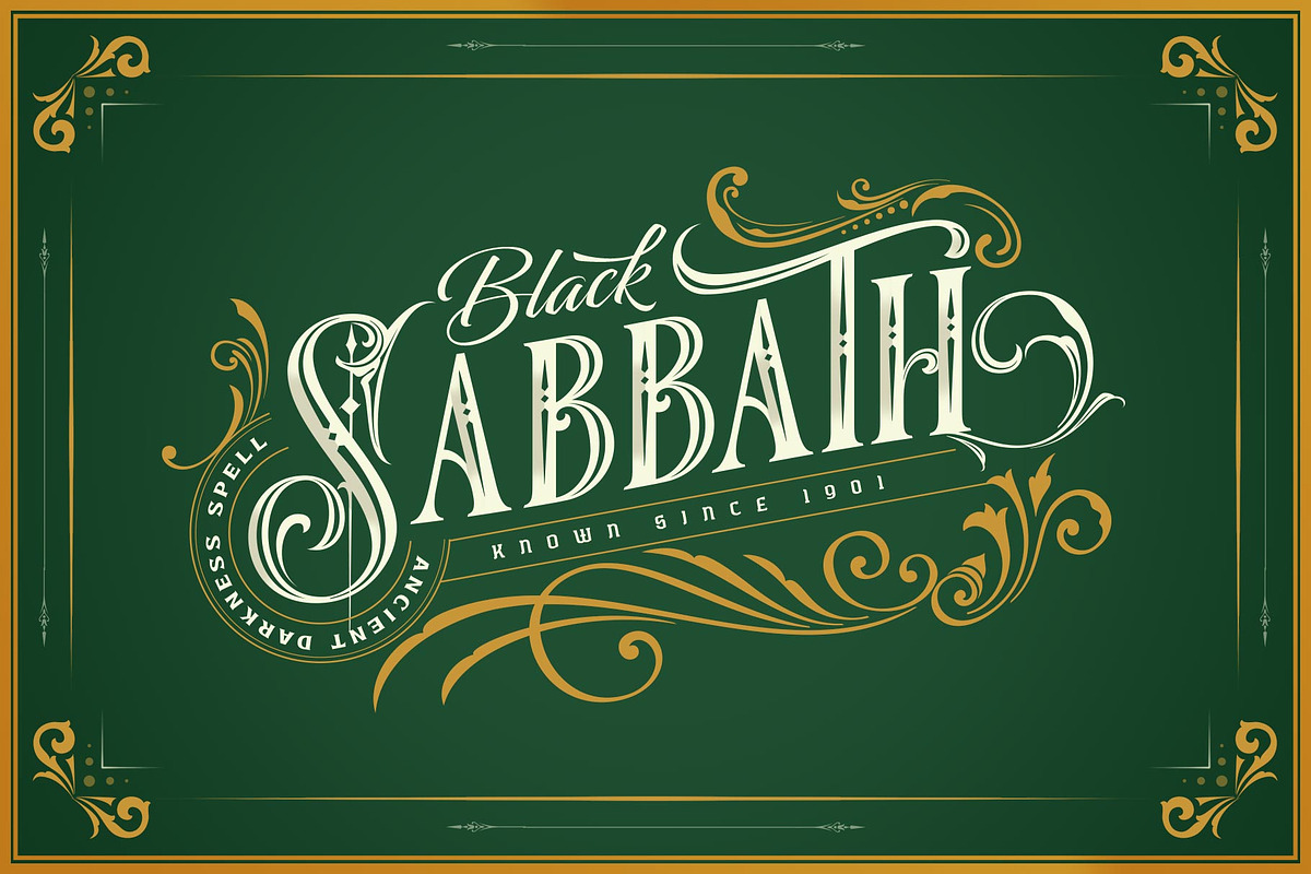 Brown Hunter Victorian Set, a Serif Font by alit design (Photo 10 of 32)