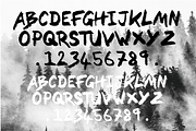 BLACKSKY BRUSH Hand Drawn Typeface, a Handwritten Font by Salty Sweet Creative (Thumbnail 2 of 2)