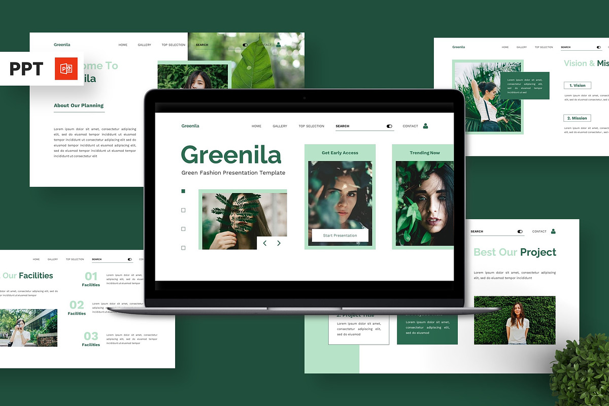 Greenila - Green Fashion Powerpoint