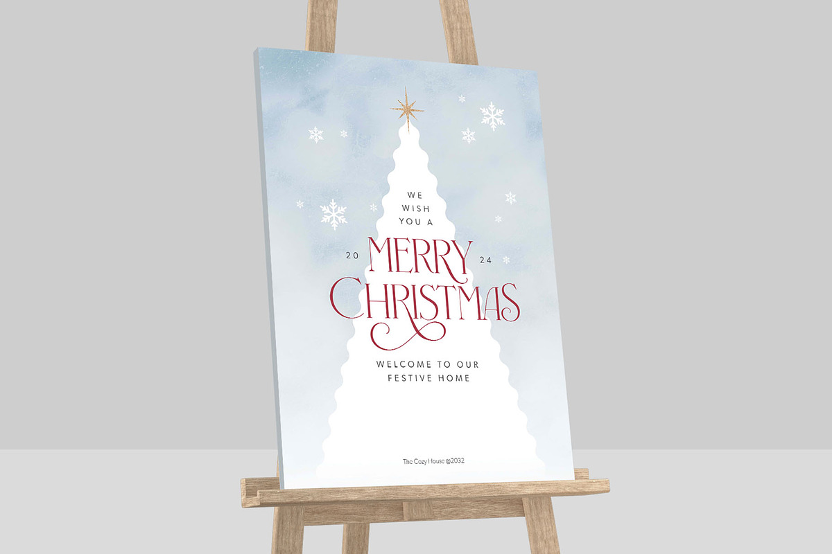 Christmas Winter Wonderland Template, a Poster Template by BrandPacks (Photo 2 of 8)
