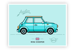 Stunning Retro Mini Cooper