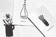 FLOWERS AND VASES Illustrations, a Decorative Illustration by dicreate (Thumbnail 9 of 12)