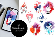 Hands & Love, an Illustration by Tatiana Davidova (Thumbnail 4 of 4)